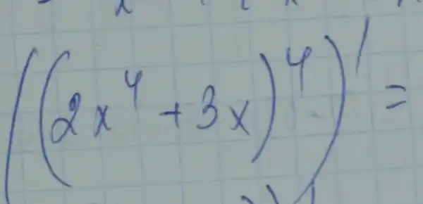 ((2 x^4+3 x)^4)^prime=