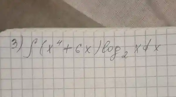 3) int(x^4+6 x) log _(2) x d x