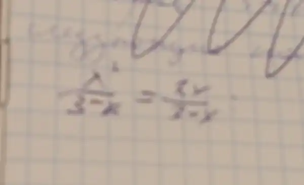 (Delta^2)/(3-x)=(x)/(x-x)