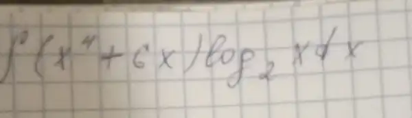 int^2(x^4+6 x) log _(2) x d x